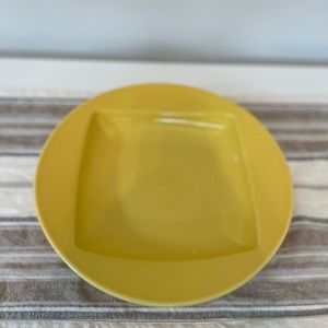 Vintage yellow serving dish